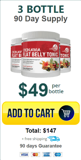 Okinawa Flat Belly Tonic 3 bottles